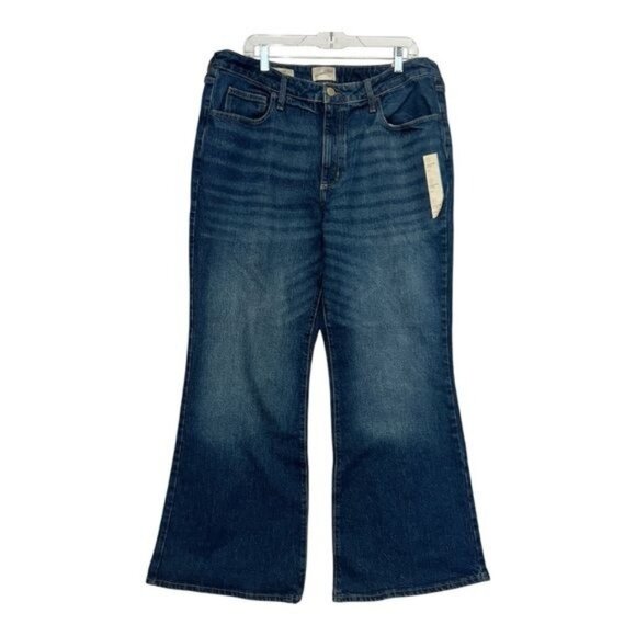 Universal Thread Jeans High-Rise Flare Medium Wash Womens Size 17/S NWT - Picture 1 of 15